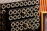 Star Pattern Bone Inlay Nightstand