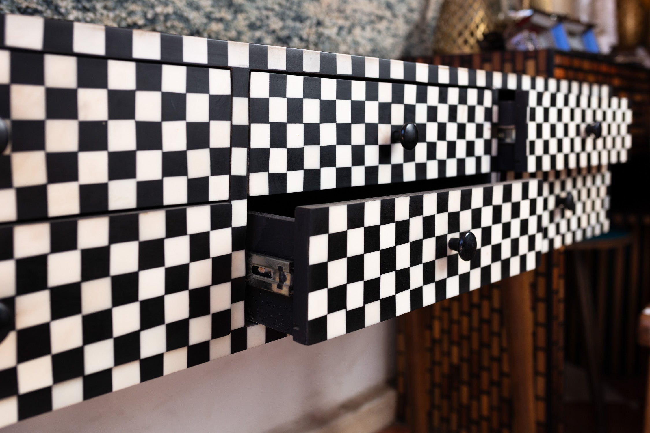 Black & White Entryway Console