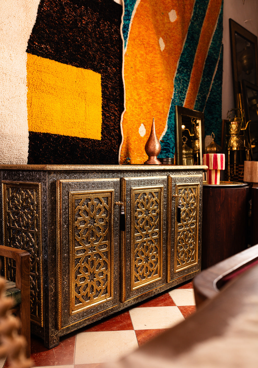 Moroccan Moucharabiyeh Sideboard