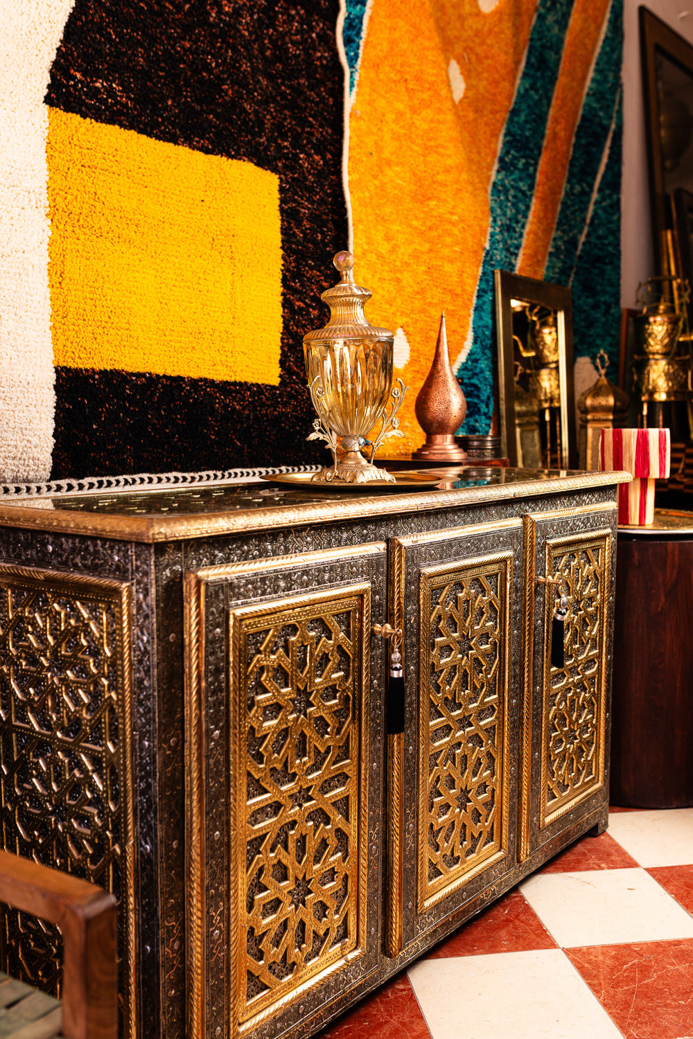 Moroccan Moucharabiyeh Sideboard