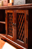 Carved Lattice Open Cabinet