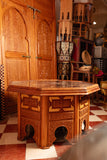 Moroccan Cedar Octagonal Table