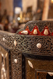 Bone Inlay & Metal Living Room Suite