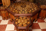 Octagonal Coffee & Side Table Set