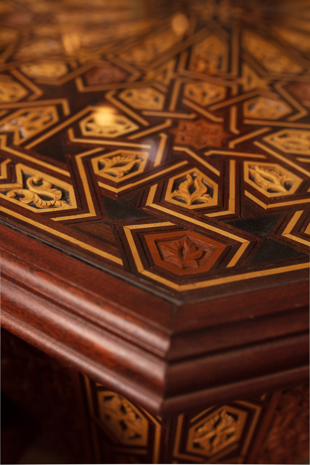 Octagonal Coffee & Side Table Set
