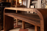 Handcrafted Walnut Storage Desk