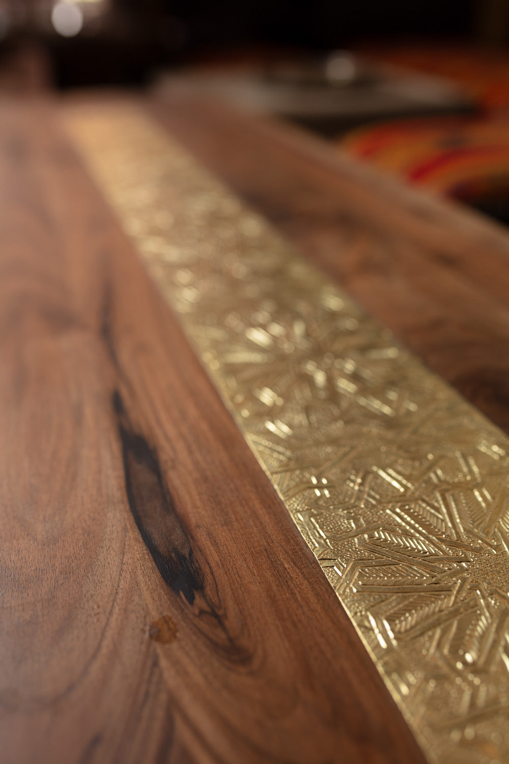 Atlas Carved Walnut Media Console