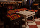 Tribal Living Set with Kilim Sofa