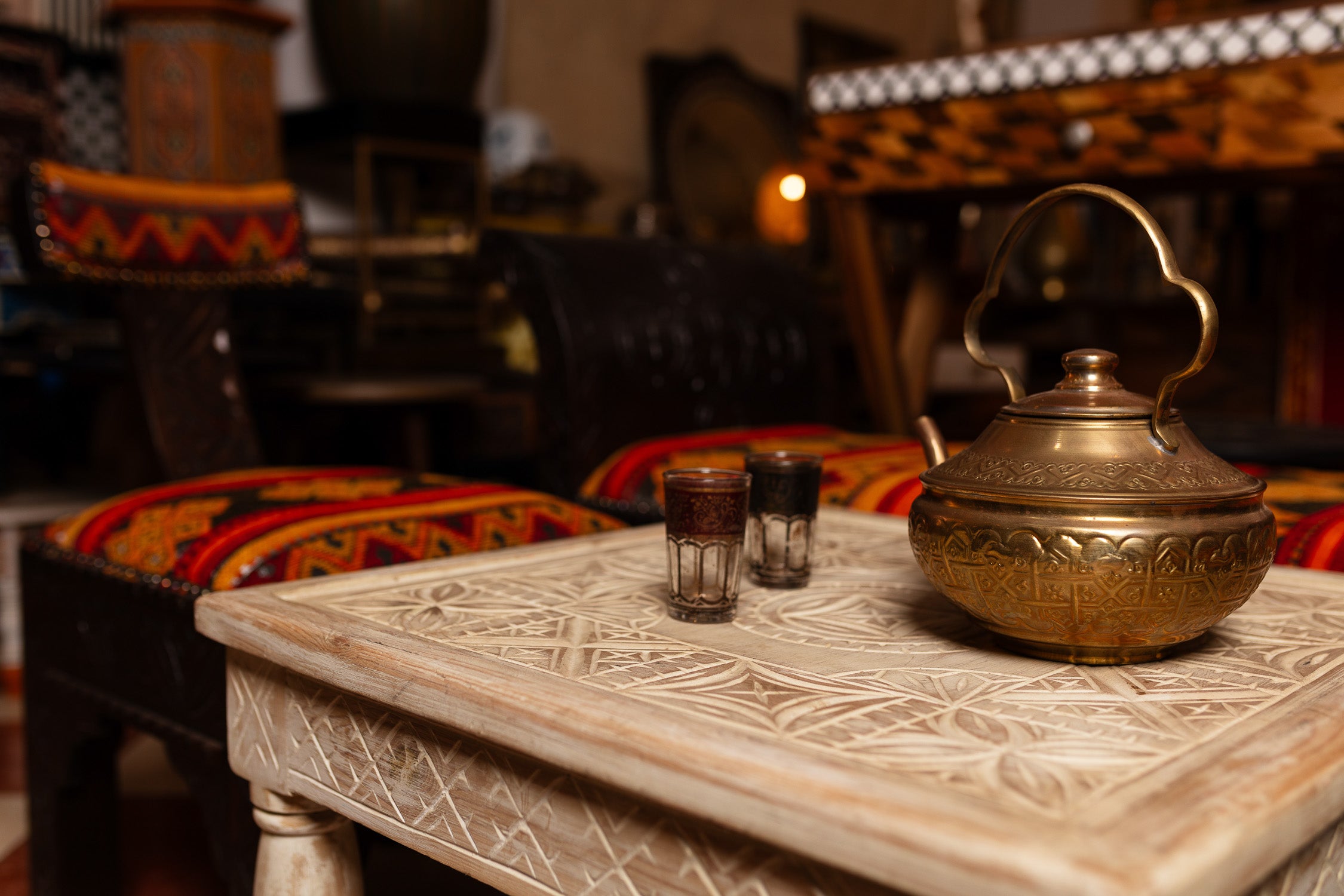 Tribal Living Set with Kilim Sofa