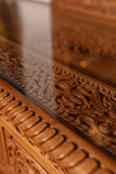 Arched Mirror & Cedar Sideboard