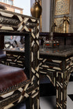 Moroccan Geometric Glass Table
