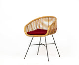 MCM Rattan Bucket Chair
