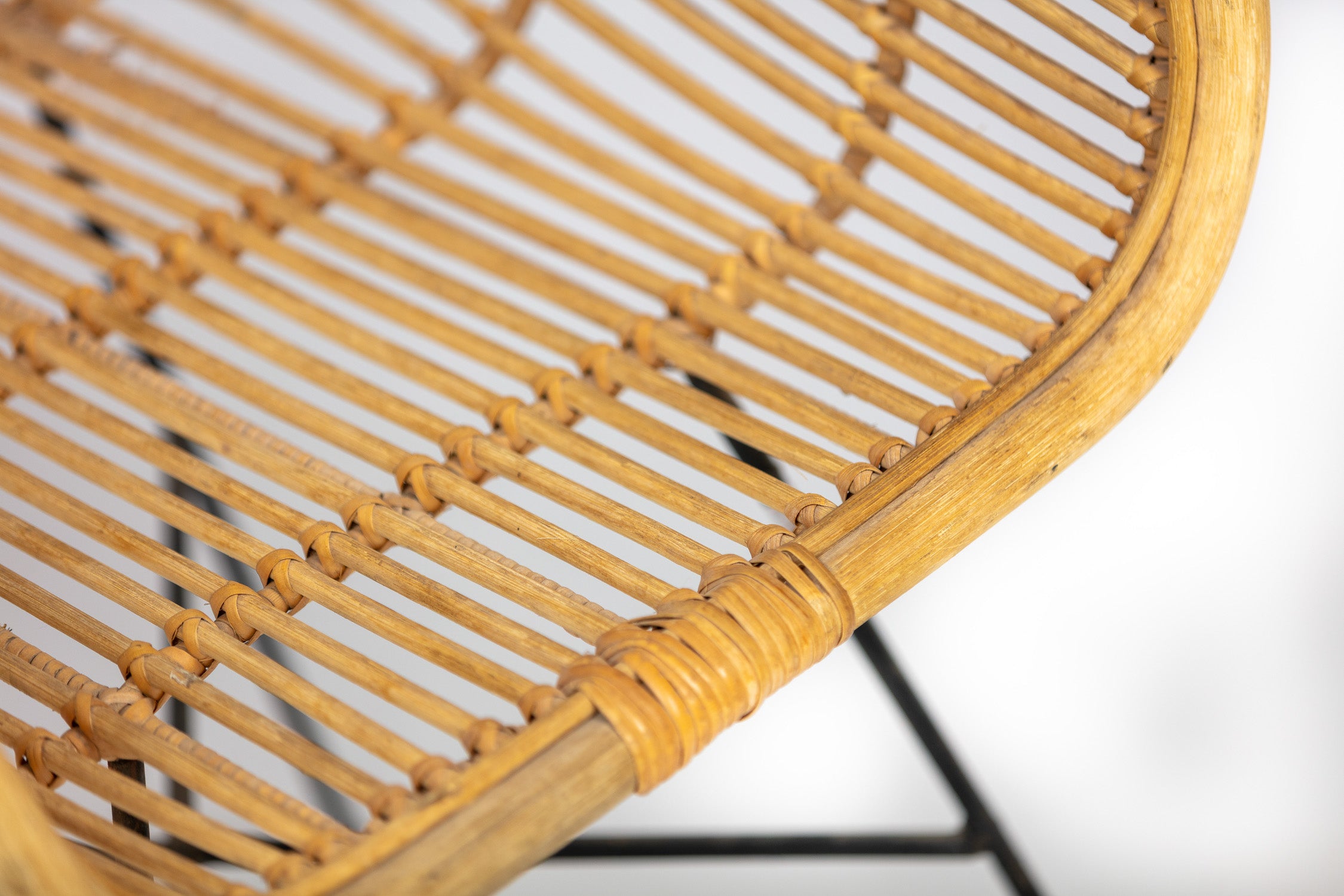MCM Rattan Bucket Chair