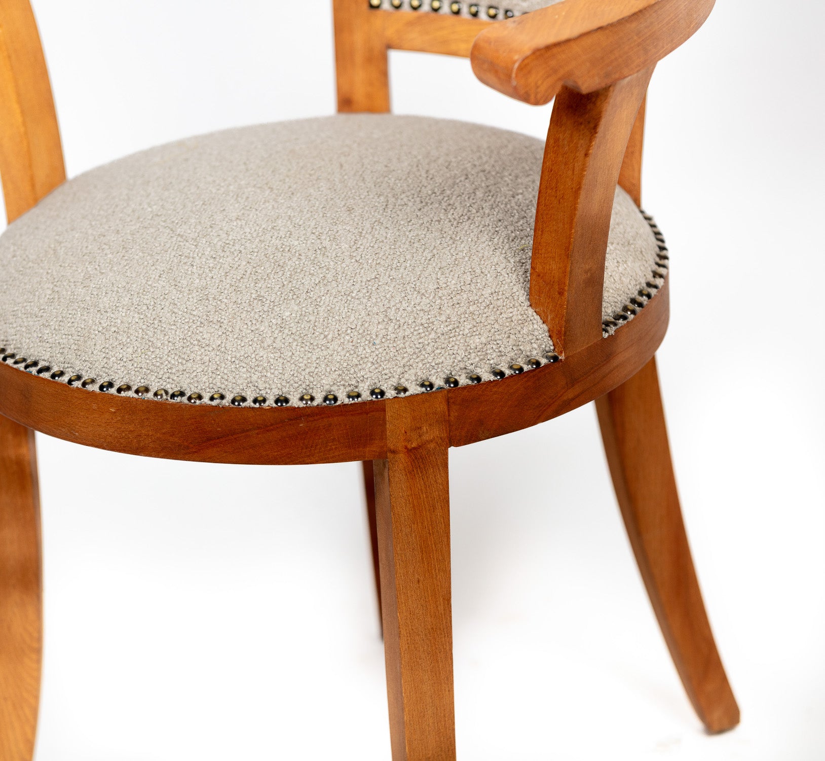 Vintage Style Barrel Armchair