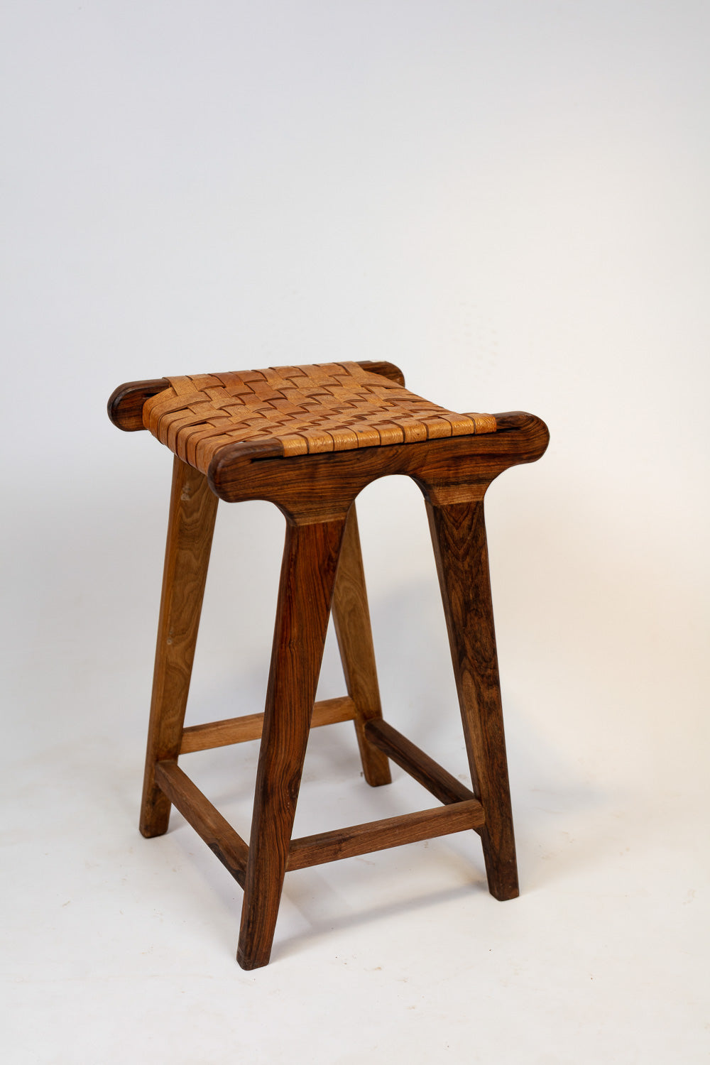 The Heritage Hand-Woven Stool