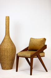 Mid-Century Velvet Accent Chair