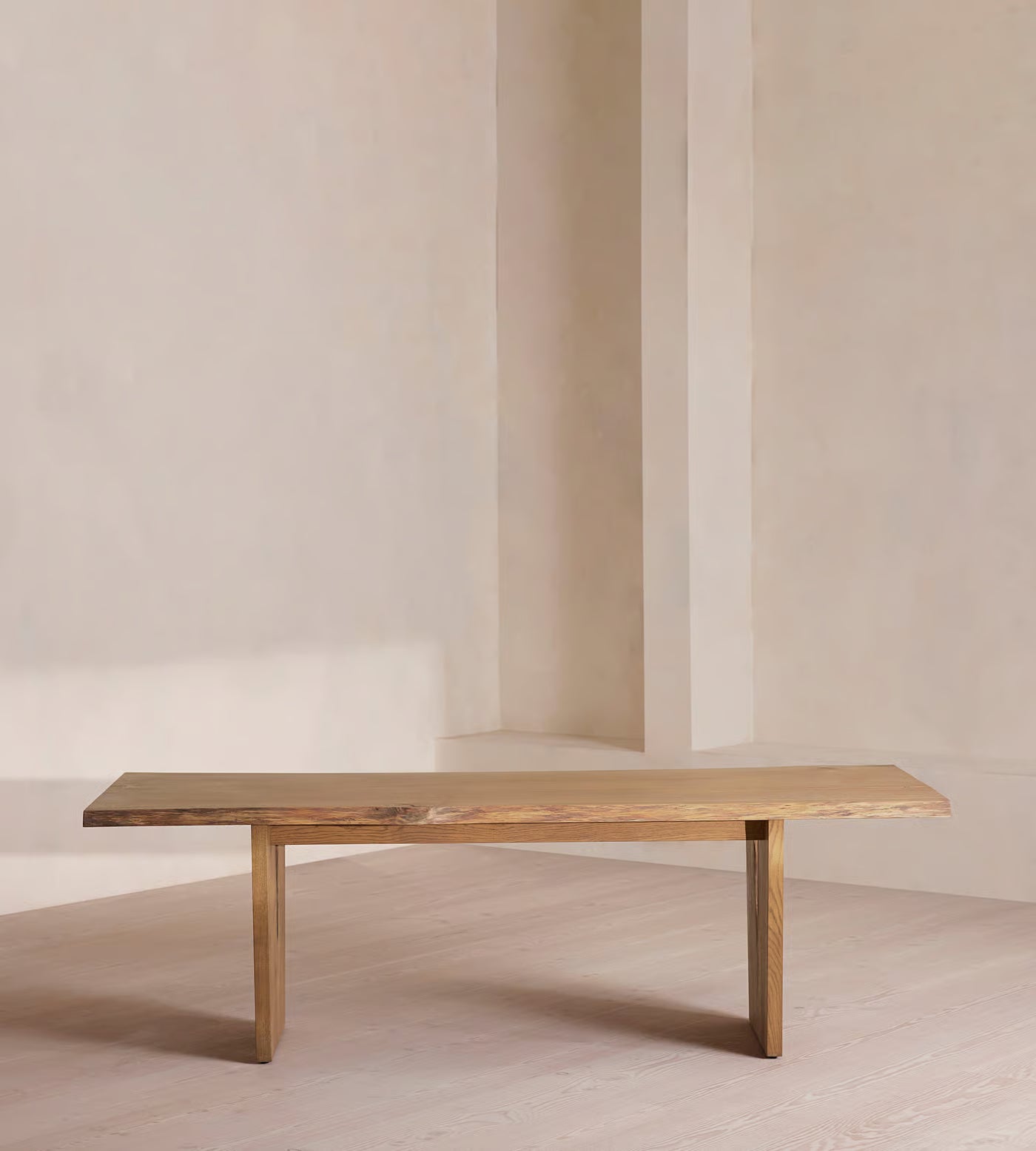 Live Edge Solid Oak Dining Table