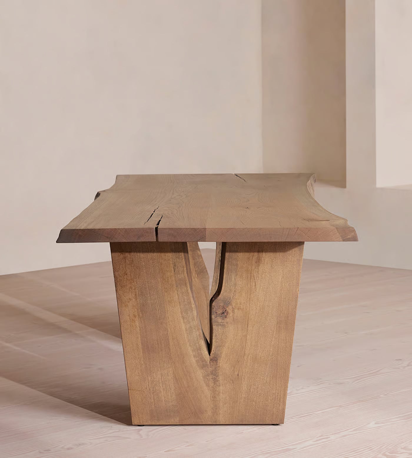 Live Edge Wooden Dining Table
