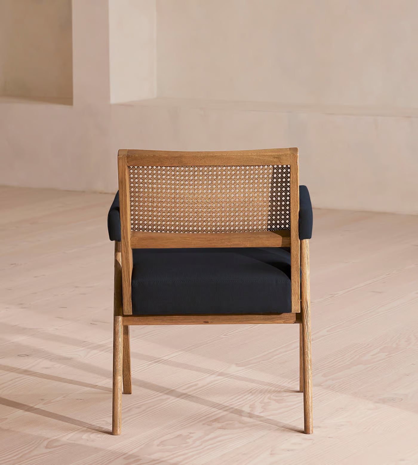Modern Cane Accent Chair