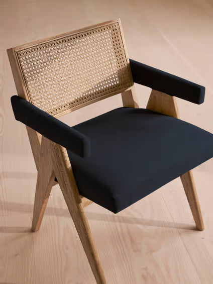 Modern Cane Accent Chair