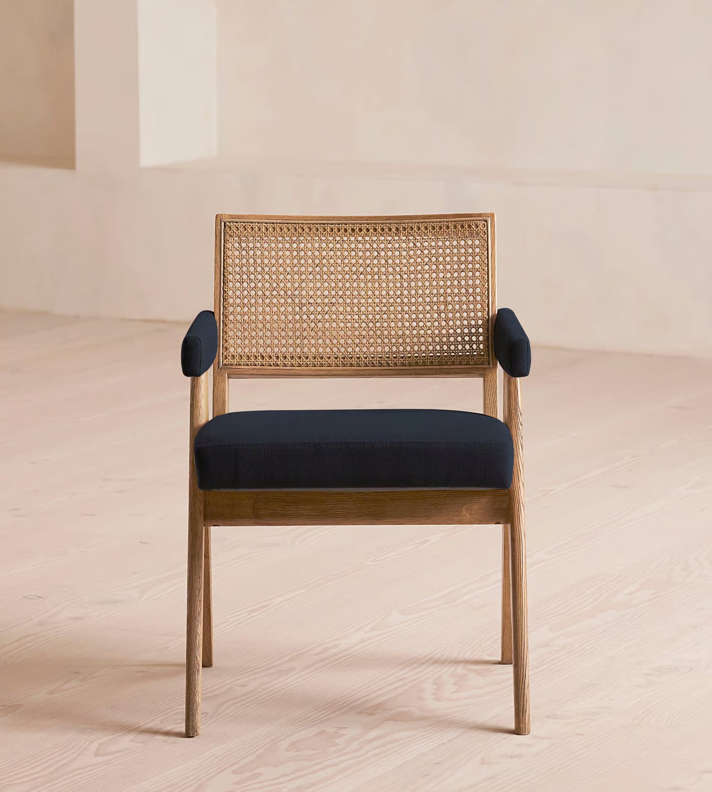 Modern Cane Accent Chair