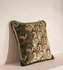 Art Nouveau Floral Fringed Accent Pillow