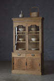 Vintage Japanese Oak Wood Kitchen Hutch