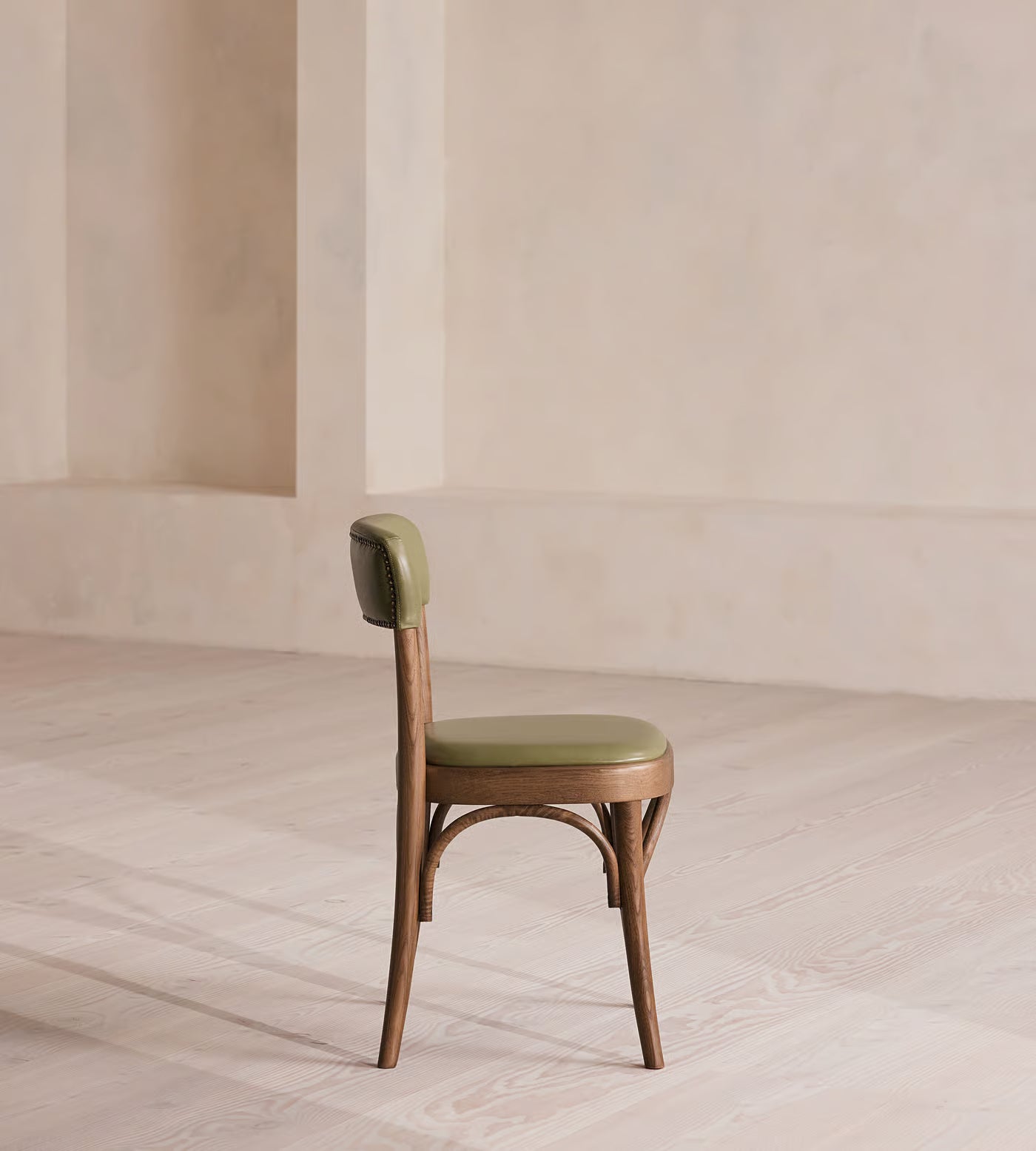Bistro Leather Upholstered Dining Chair