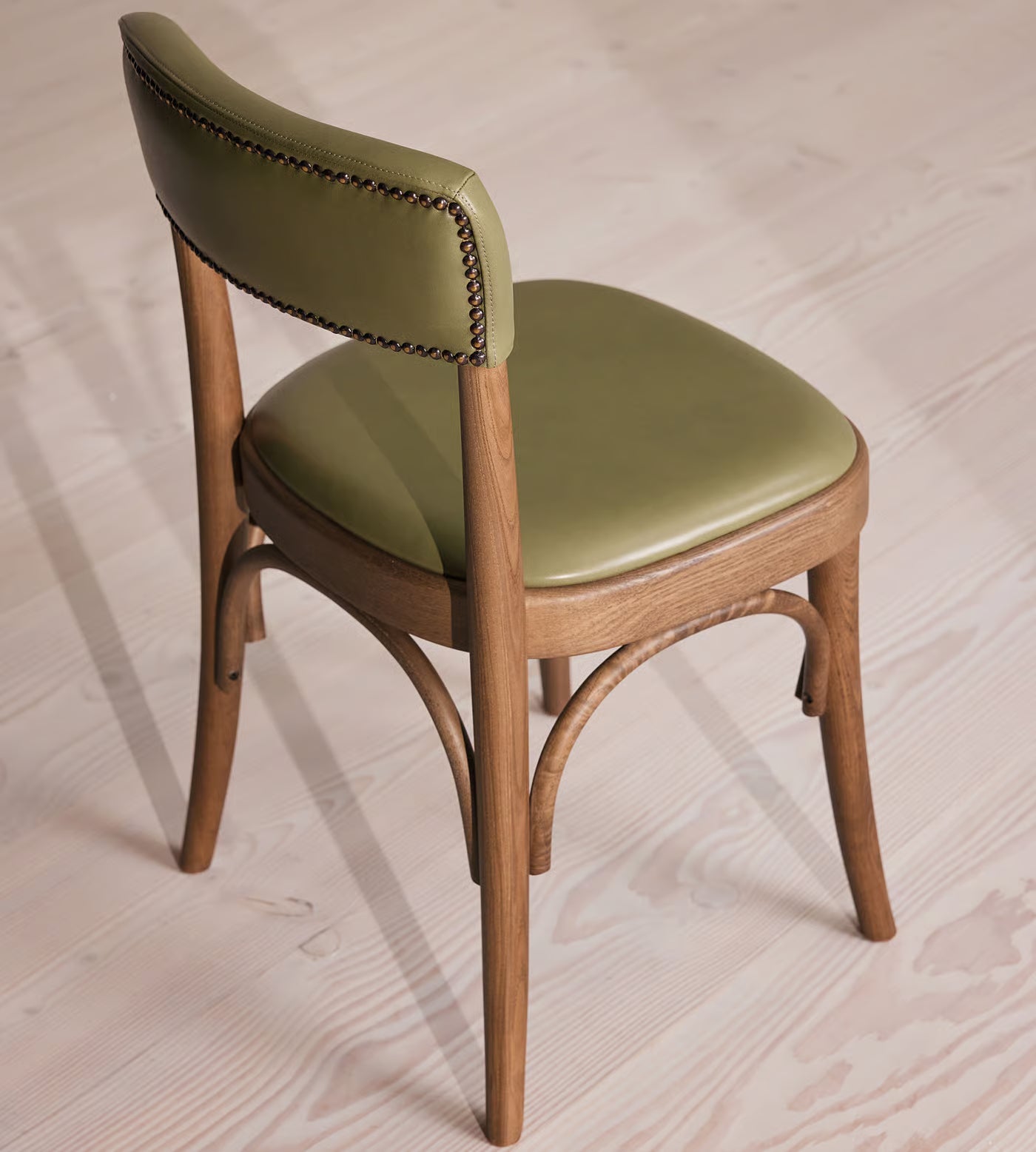 Bistro Leather Upholstered Dining Chair
