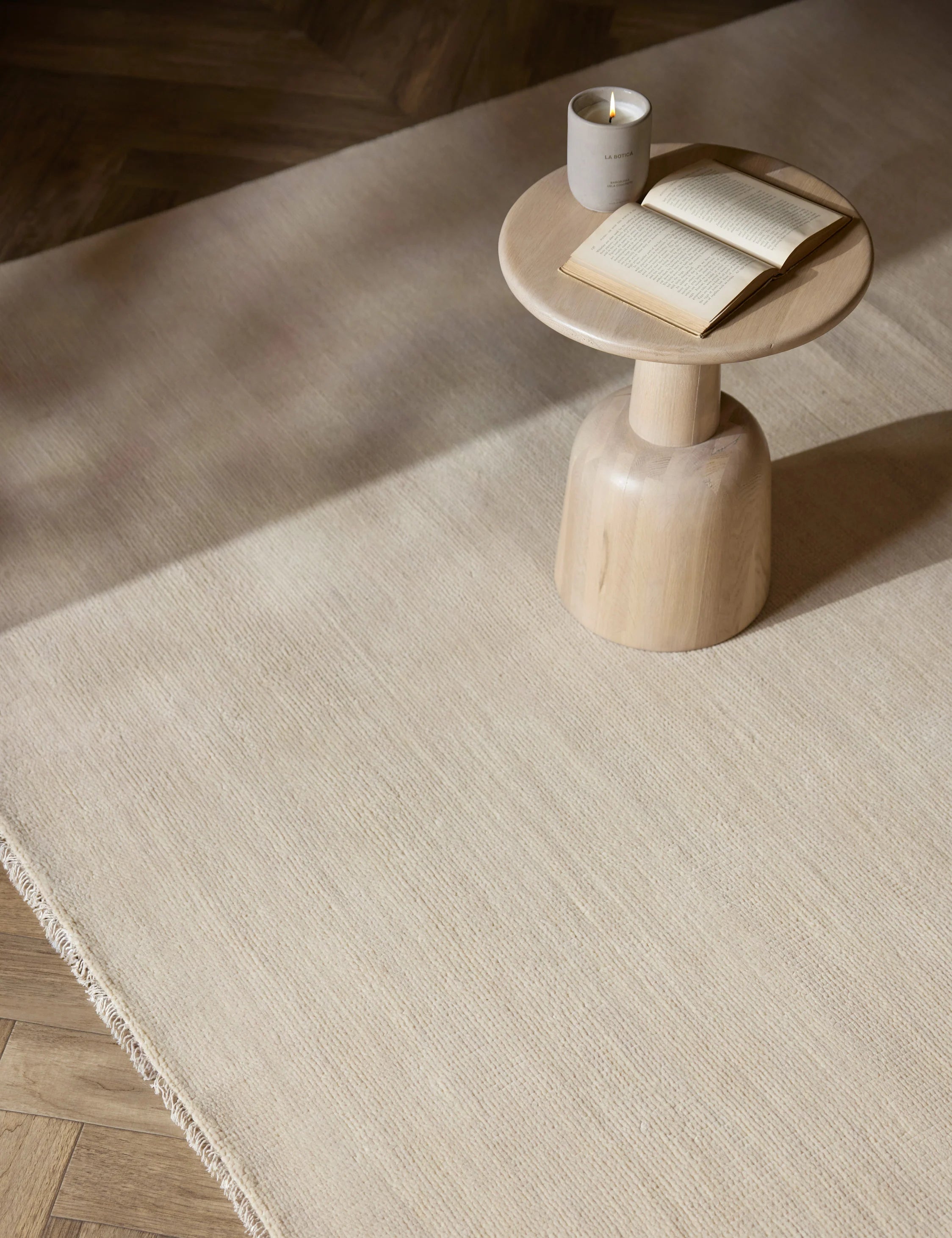 Hand-Woven Wheat Heritage Rug