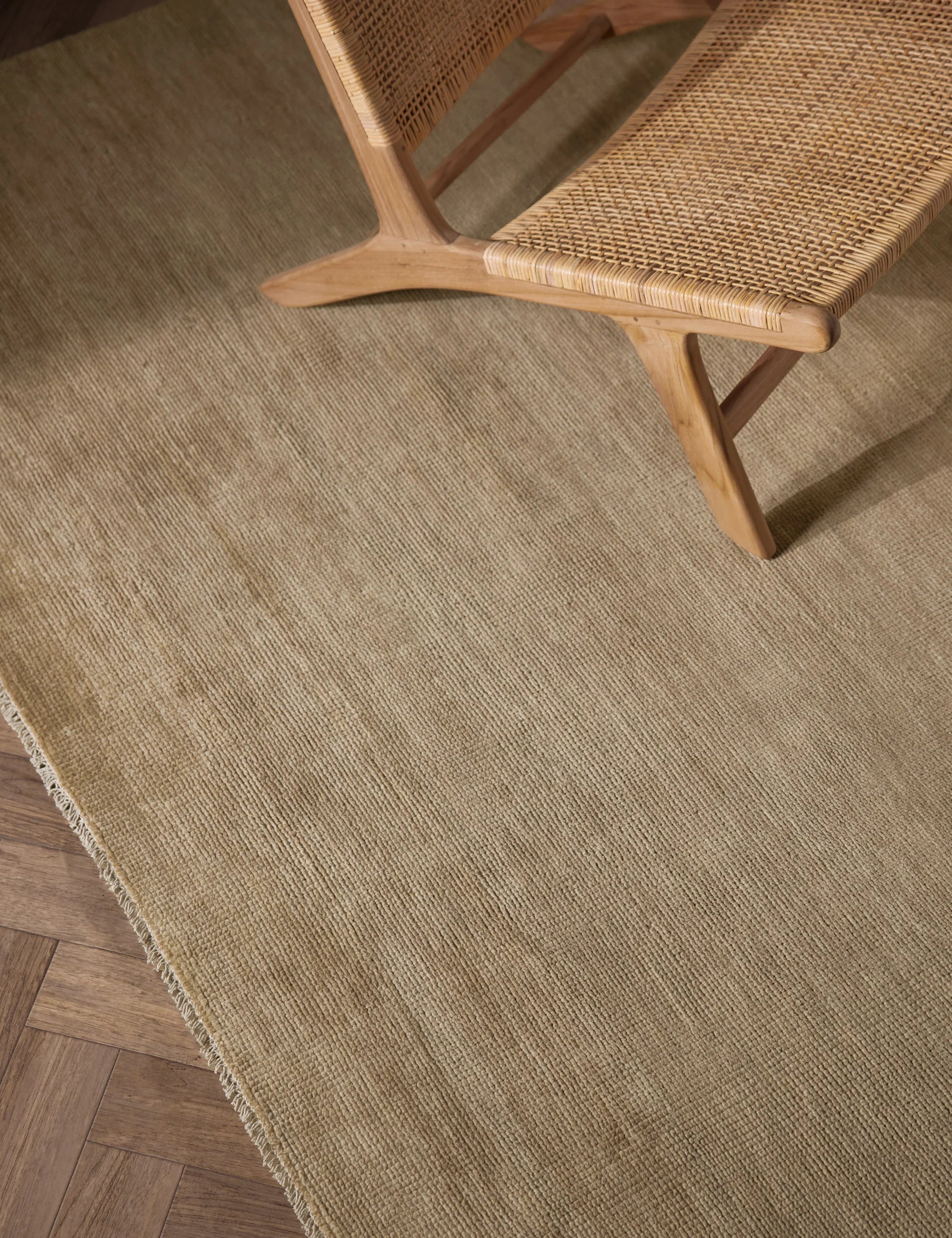 Hand-Woven Wheat Heritage Rug