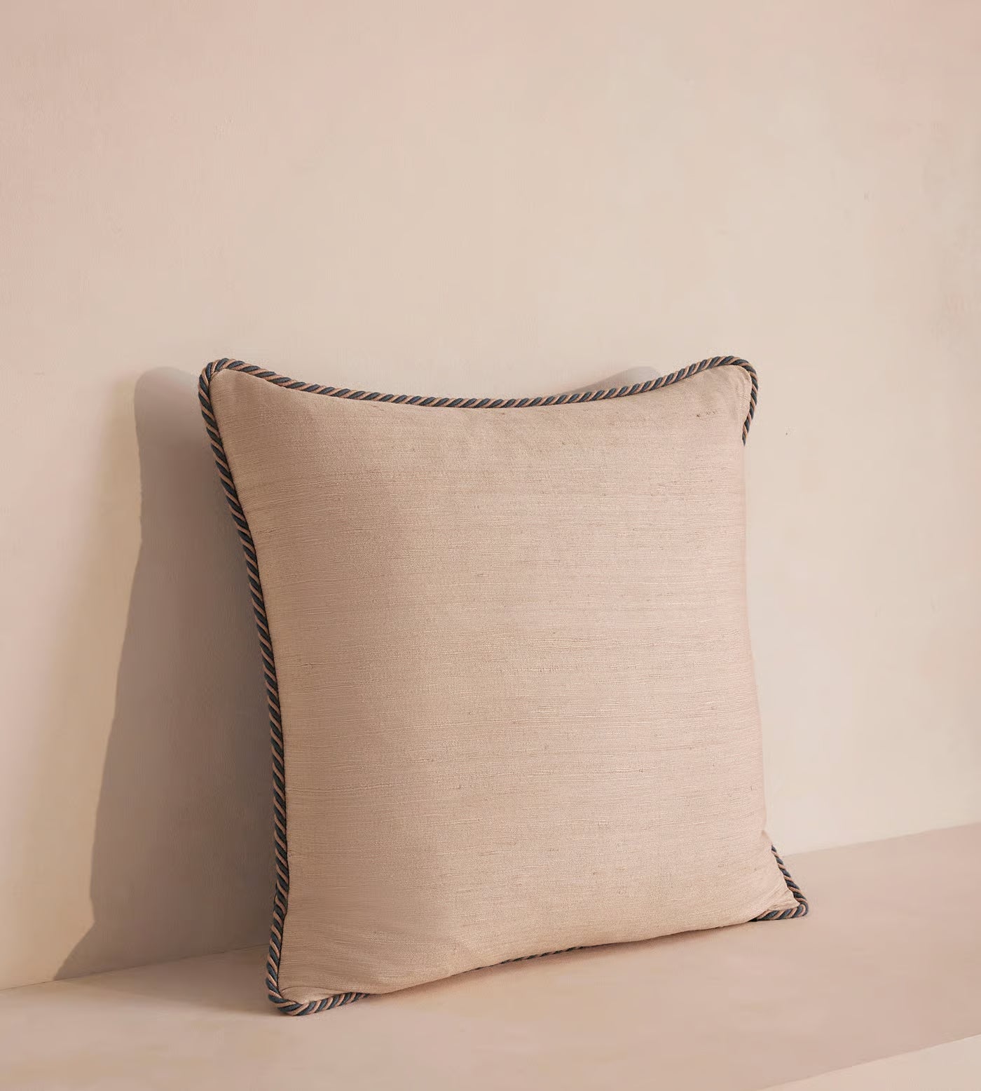 Sage Green Silk Corded Accent Pillow