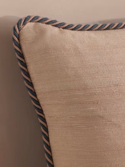 Sage Green Silk Corded Accent Pillow