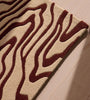 Modern Cream Organic Wave Rug