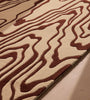 Modern Cream Organic Wave Rug