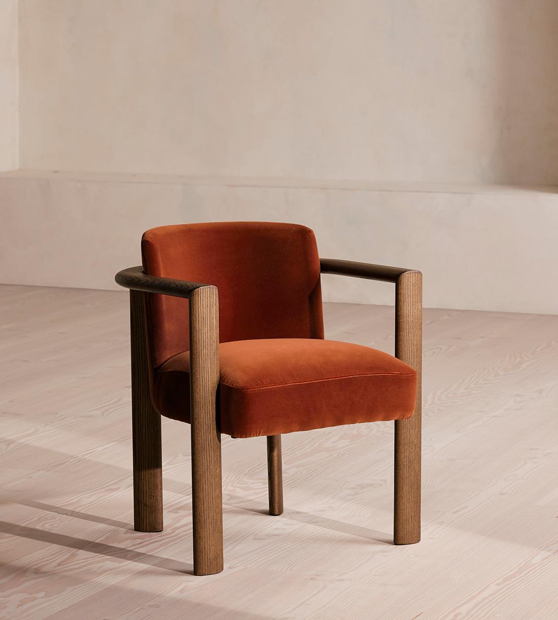 Velvet Occasional Dining Chair