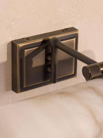 Modern Alabaster Cylinder Wall Picture Light