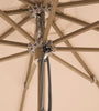Cream Fringe Patio Umbrella