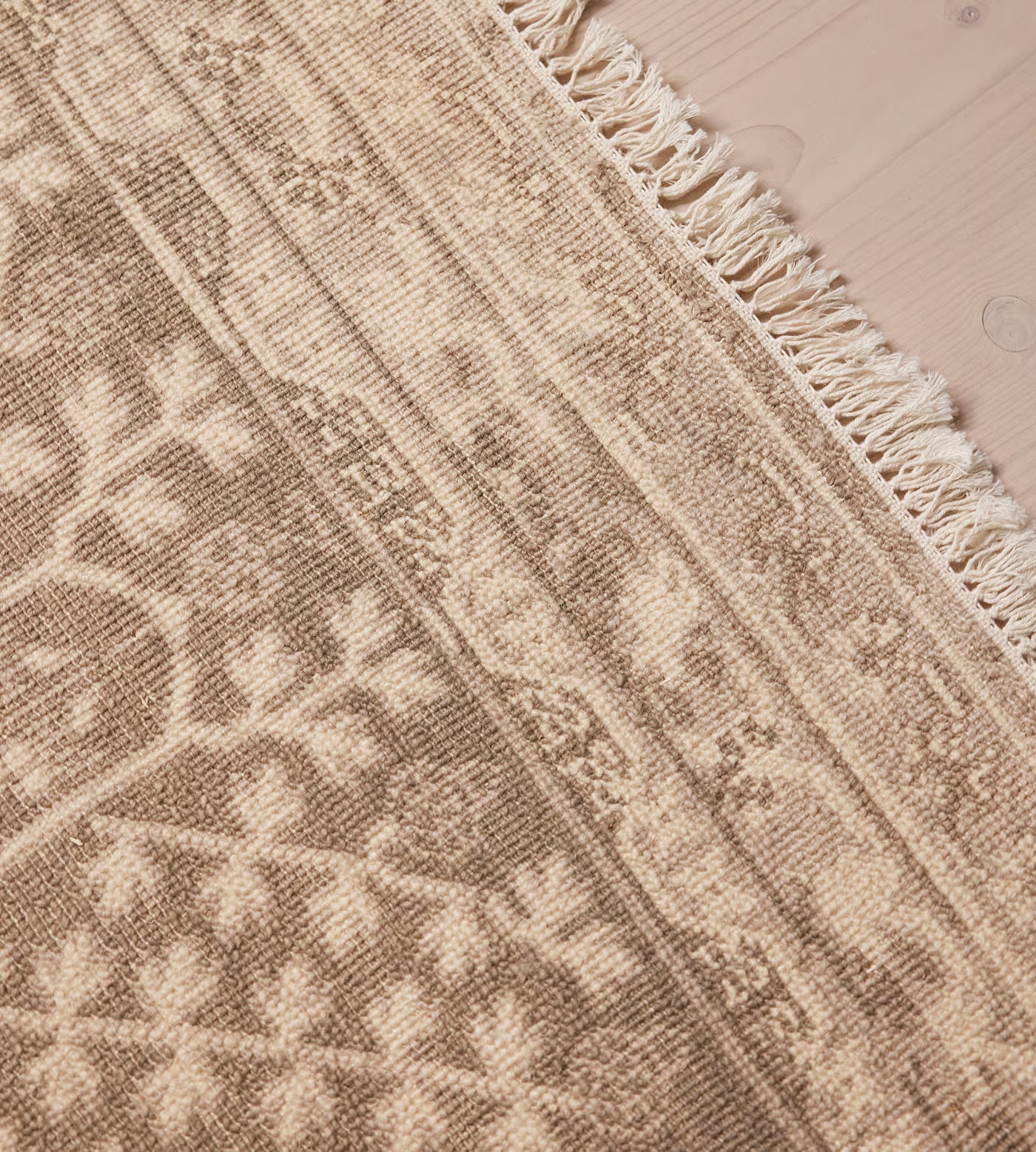 Hand-Woven Tribal Geometric Kilim