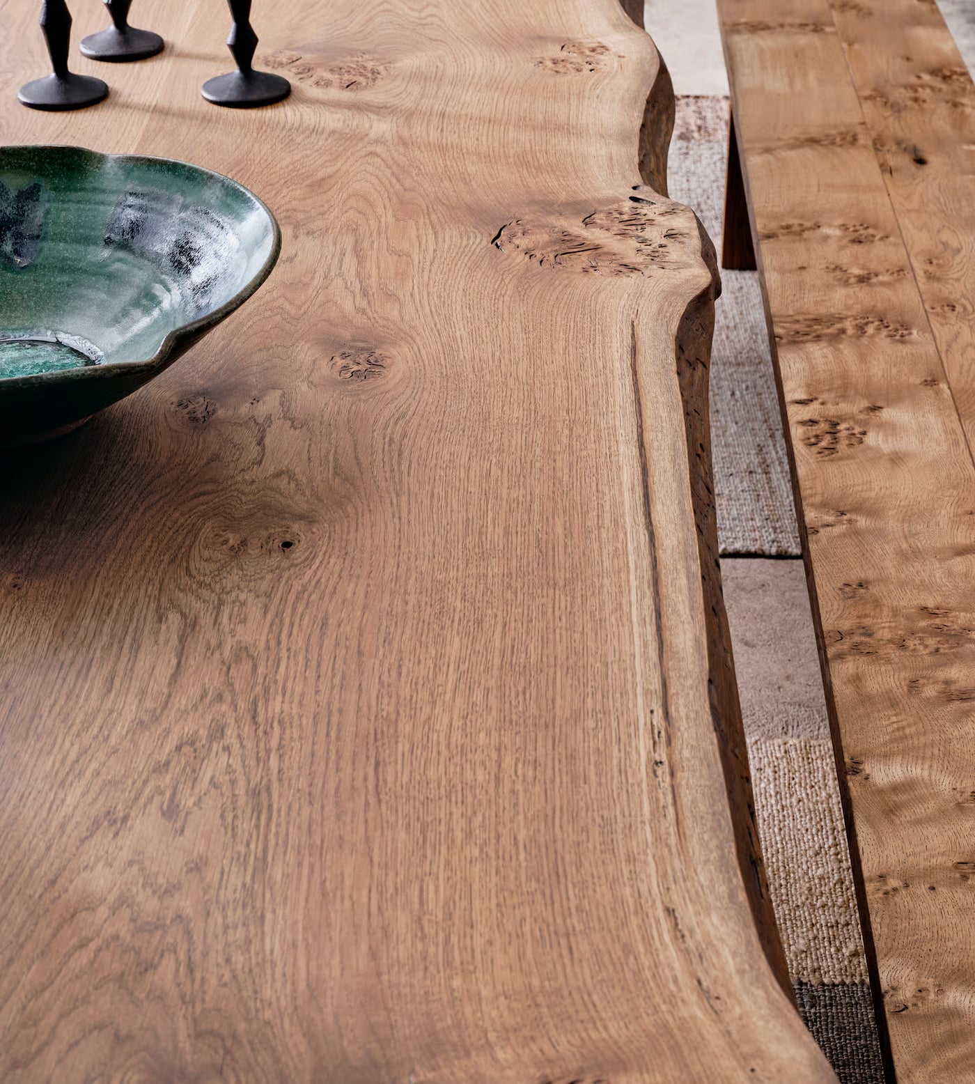 Live Edge Table and Bench