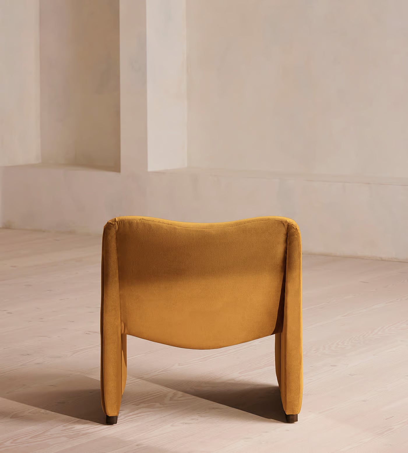 Velvet Sculptural Lounge Chair