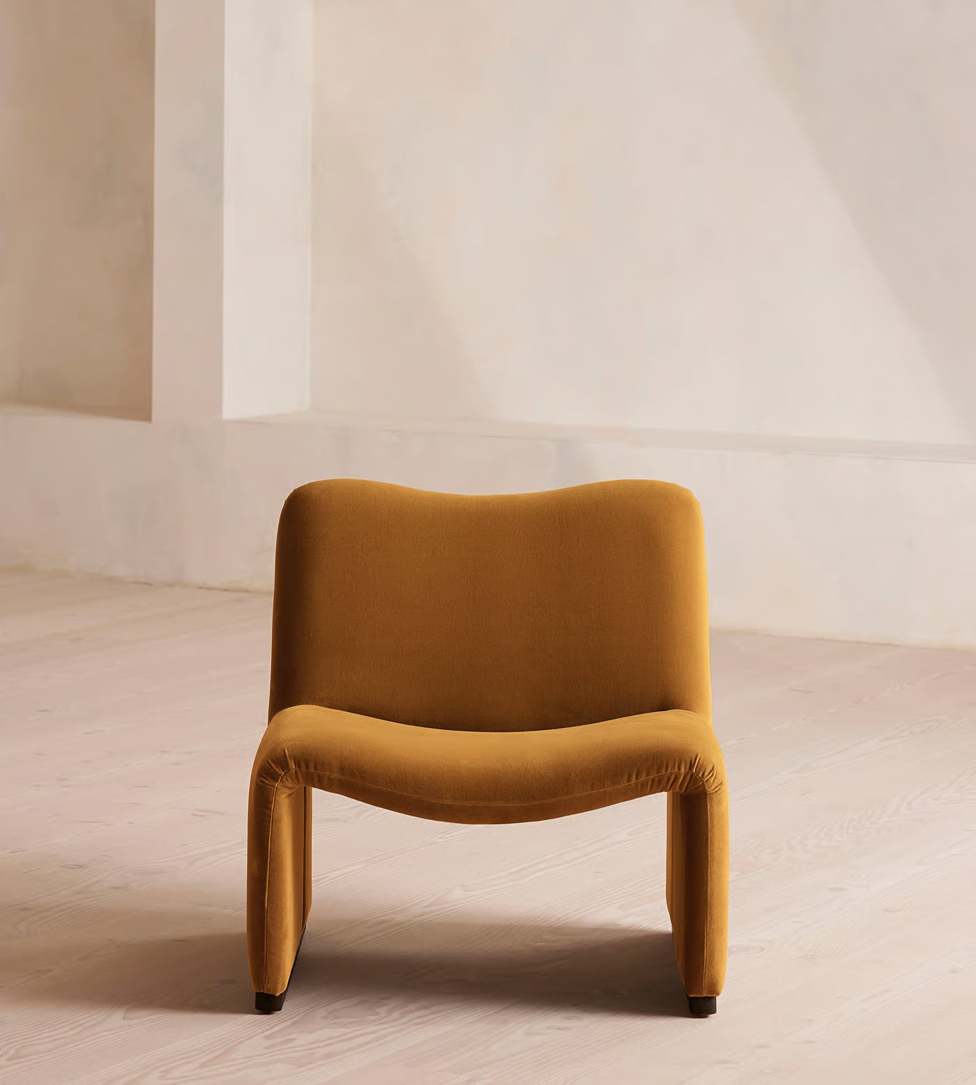 Velvet Sculptural Lounge Chair