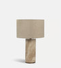 Modern Alabaster Cylinder Table Lamp