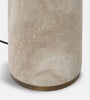 Modern Alabaster Cylinder Table Lamp