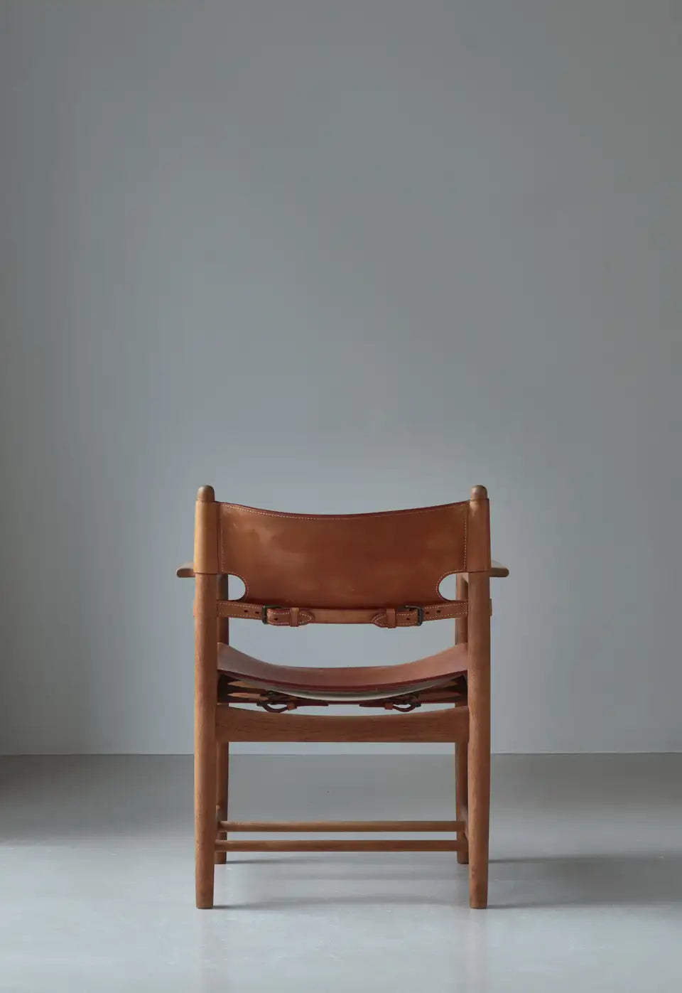 Vintage Danish Oak and Leather Chairs