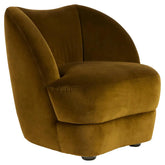 Luxurious Moss Green Velvet Barrel Chair