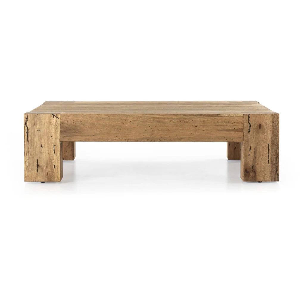 Rustic Wormwood Oak Coffee Table