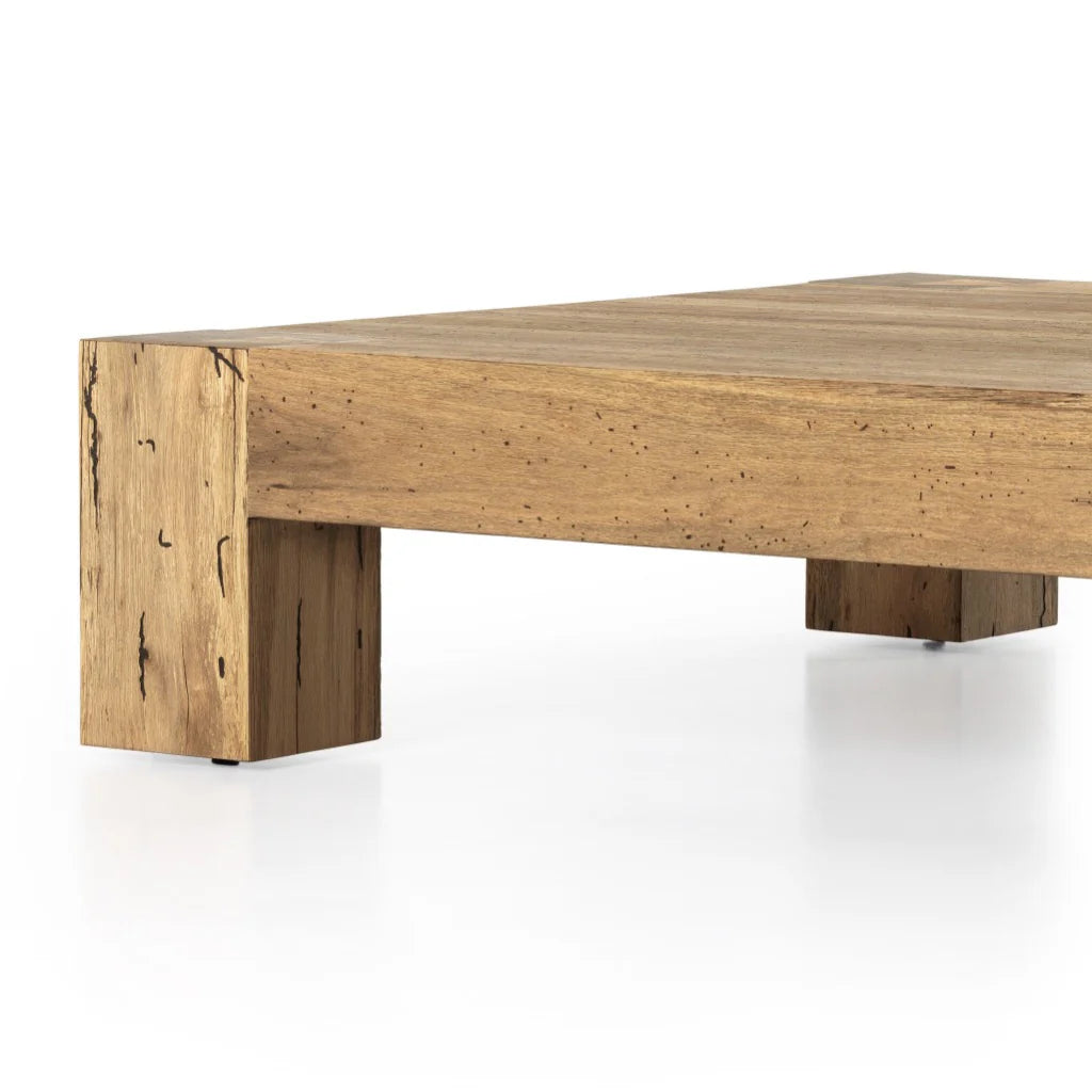 Rustic Wormwood Oak Coffee Table
