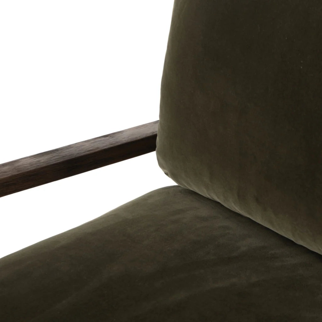 Ace Lounge Chair - Olive Green