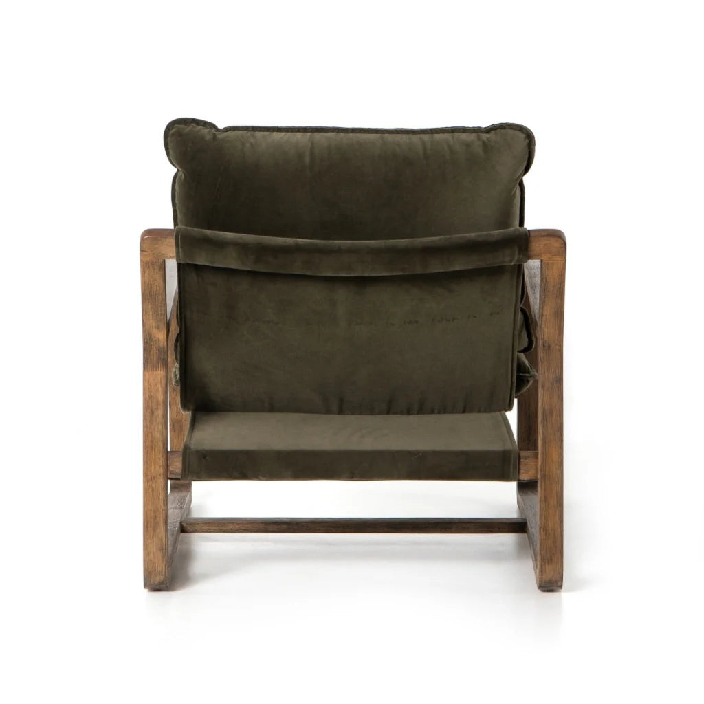 Ace Lounge Chair - Olive Green